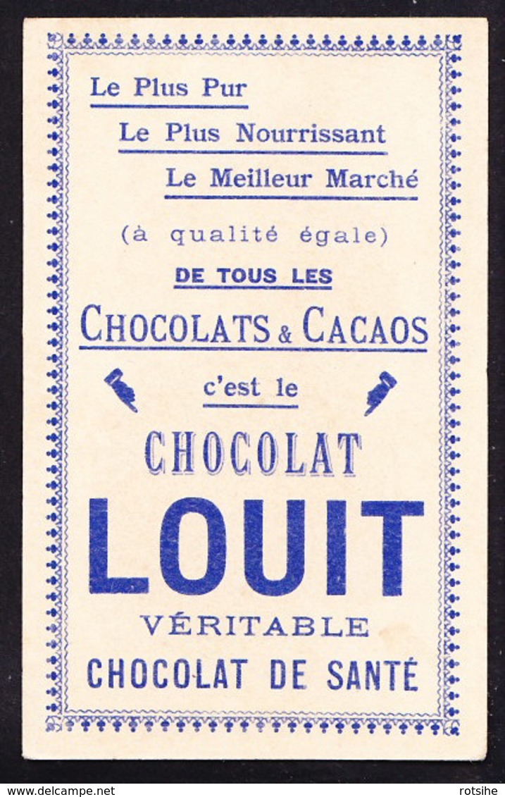 CHROMO Chocolat LOUIT Frères    La Colère - Louit