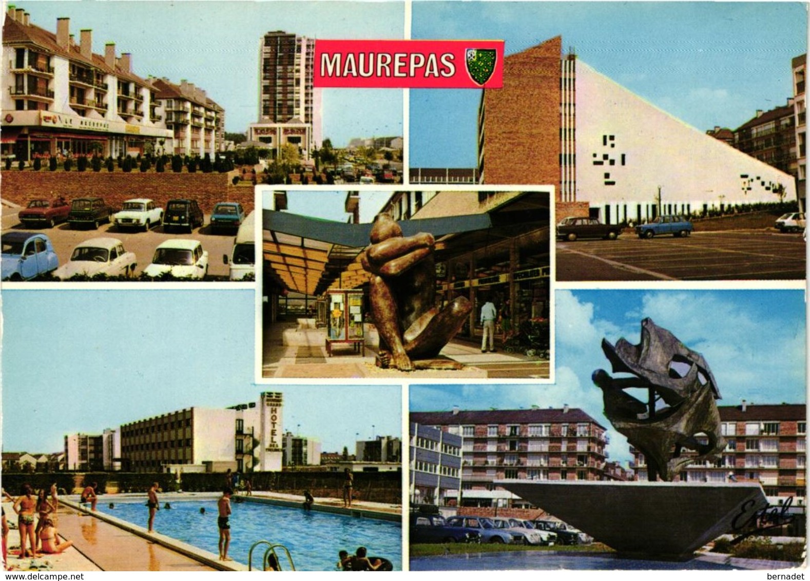 78 .. MAUREPAS .. MULTIVUES .. 1980 .. GRAND HOTEL  DES YVELINES - Maurepas