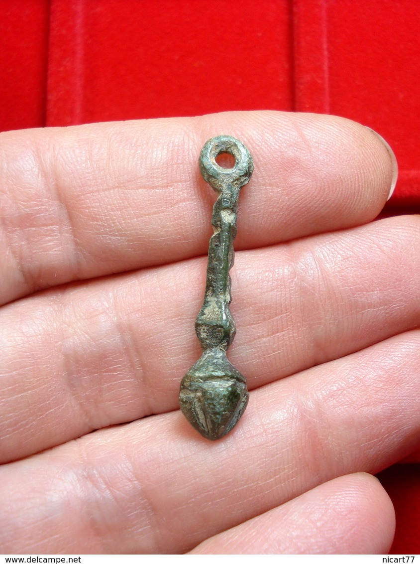 Belle Pendentif Amulette Phallique - Archéologie