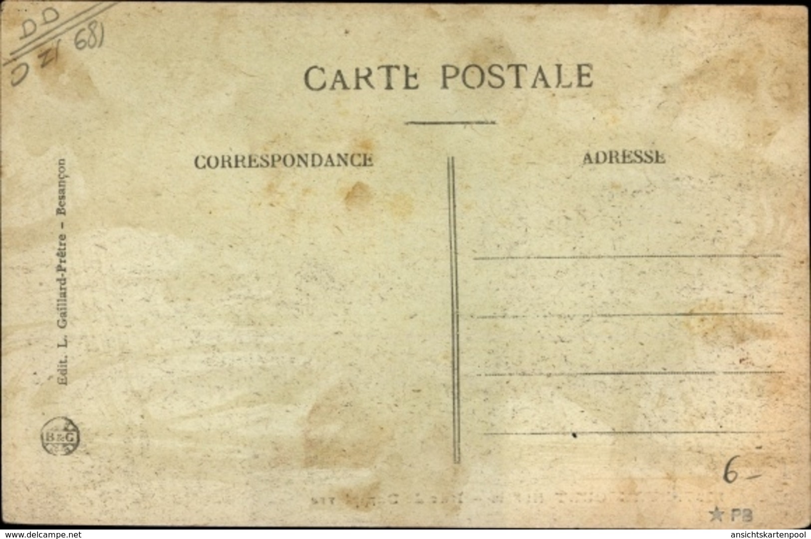 Cp Beaucourt Territoire De Belfort, Rue De Dampierre, Geschäft E. Margot - Autres & Non Classés