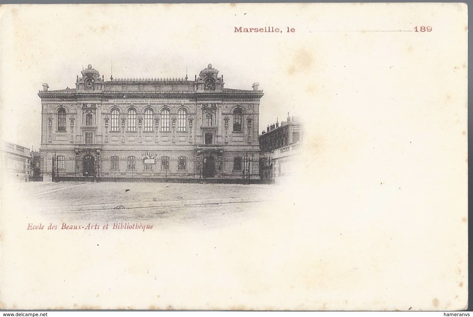 Marseille - Ecole Des Beaux_Arts Et Bibliothèque - HP2107 - Musei