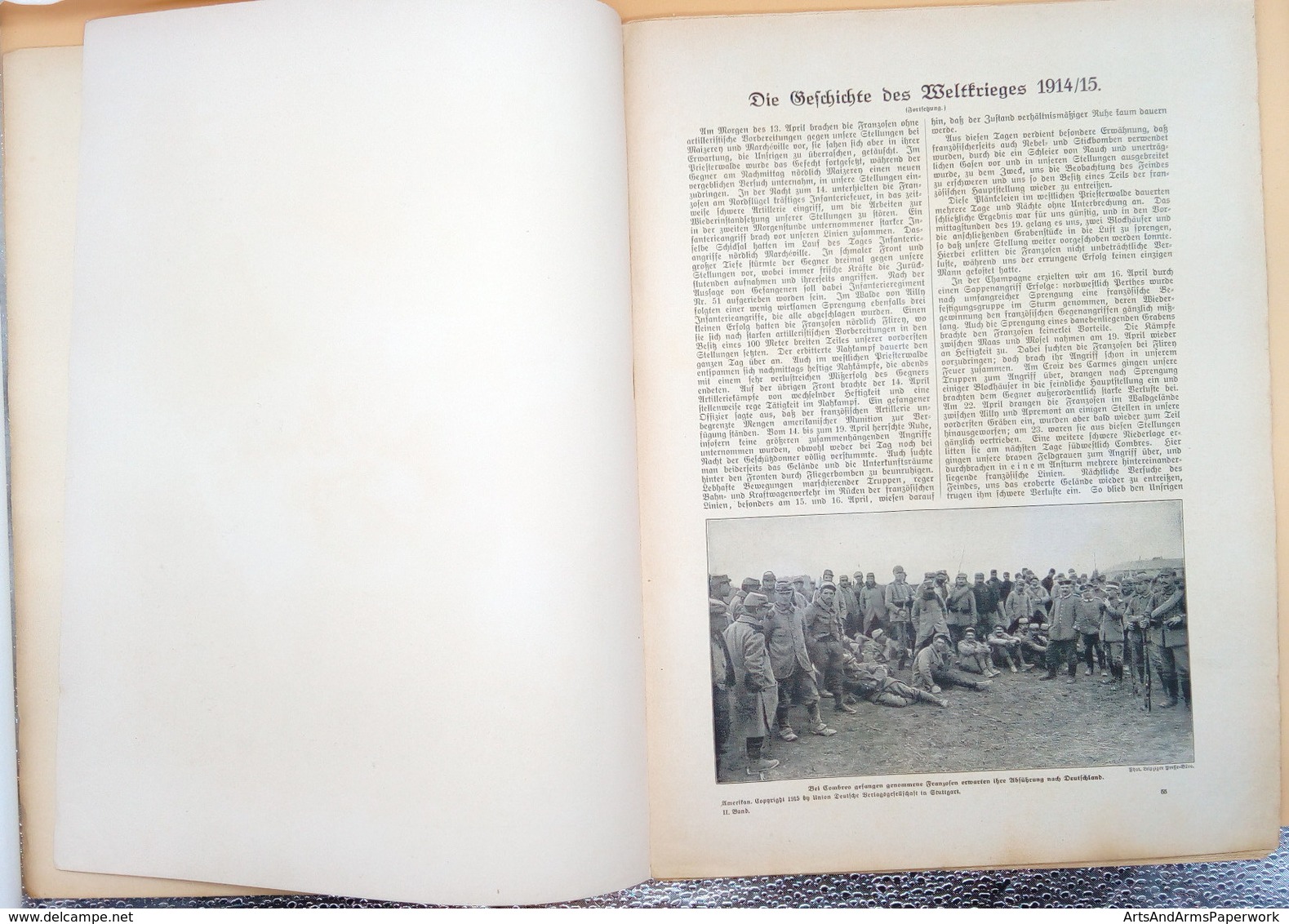 WK1: Magazin Allgemeine Kriegszeitung Nummer 44, Illustrierte Geschichte Des Weltkrieges 1914/1915 Frankreich Ferngläser - 1914-18