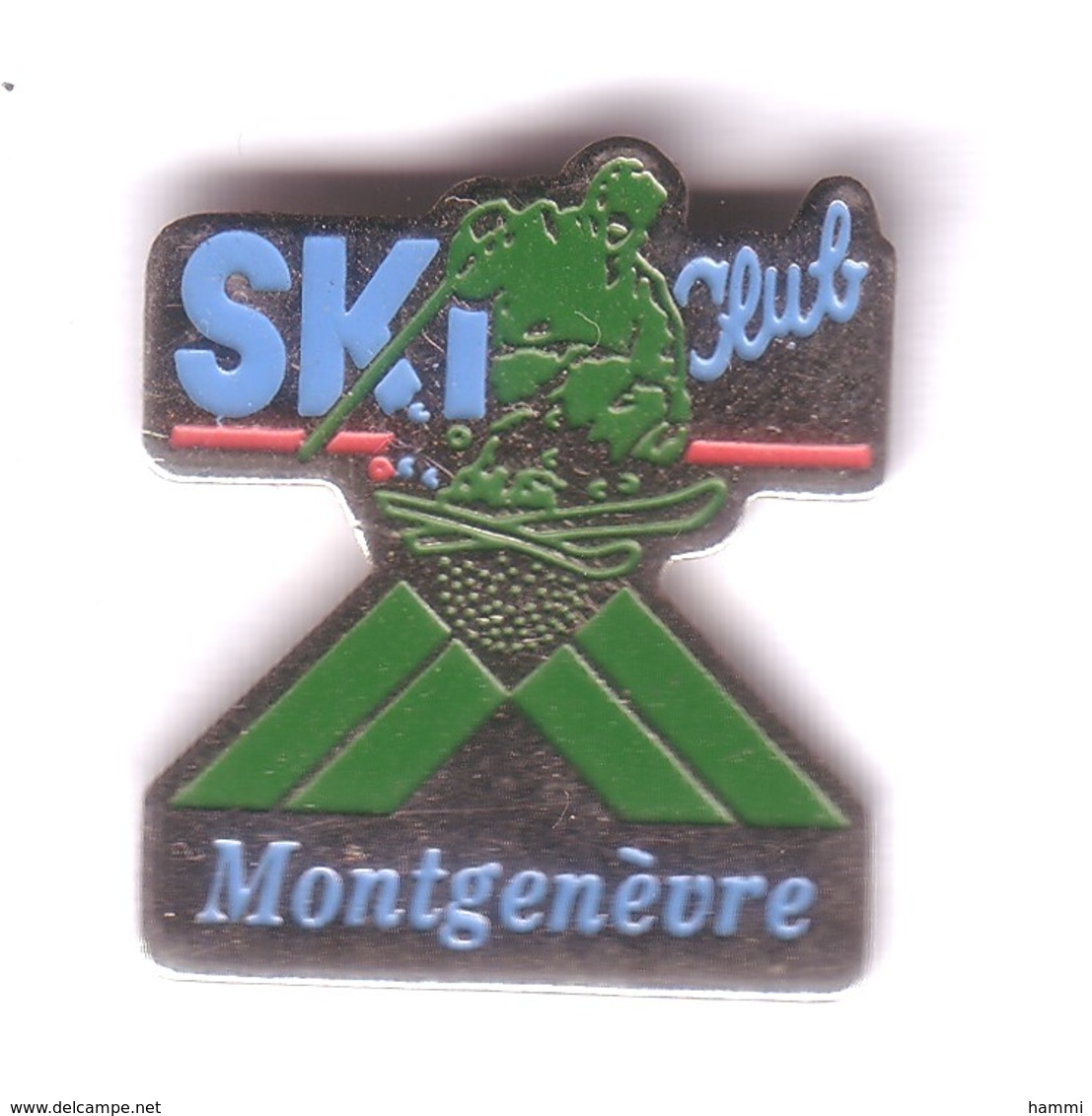 C124 Pin's Alpinisme SKI MONTGENEVRE Hautes-Alpes Achat Immédiat - Wintersport