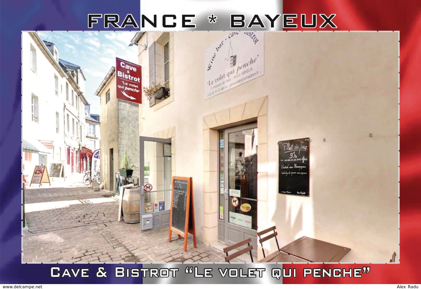 Carte Postale, REPRODUCTION, Bayeux, Restaurants (set=24pcs.), Calvados, France - Hotels & Restaurants