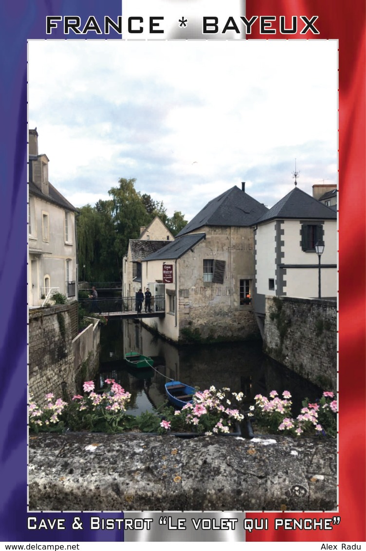 Carte Postale, REPRODUCTION, Bayeux, Restaurants (set=24pcs.), Calvados, France