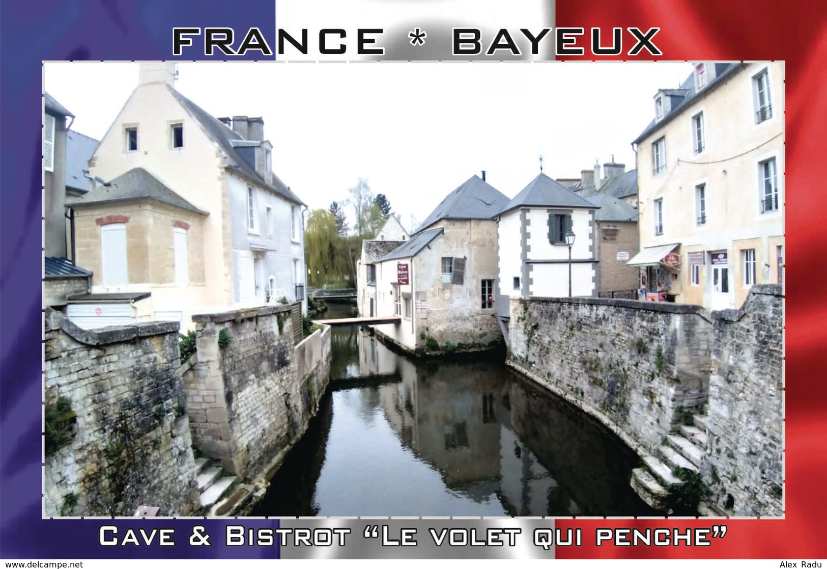 Carte Postale, REPRODUCTION, Bayeux, Restaurants (set=24pcs.), Calvados, France