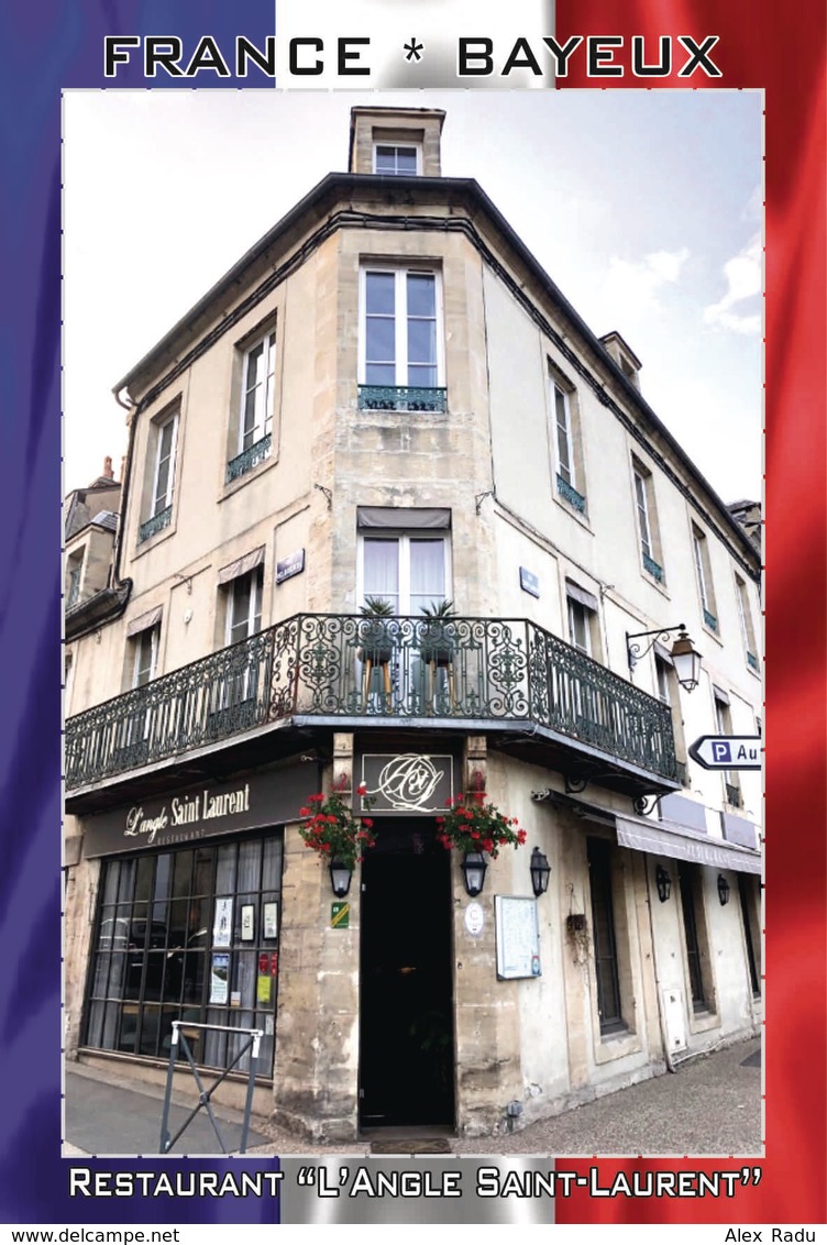 Carte Postale, REPRODUCTION, Bayeux, Restaurants (set=24pcs.), Calvados, France