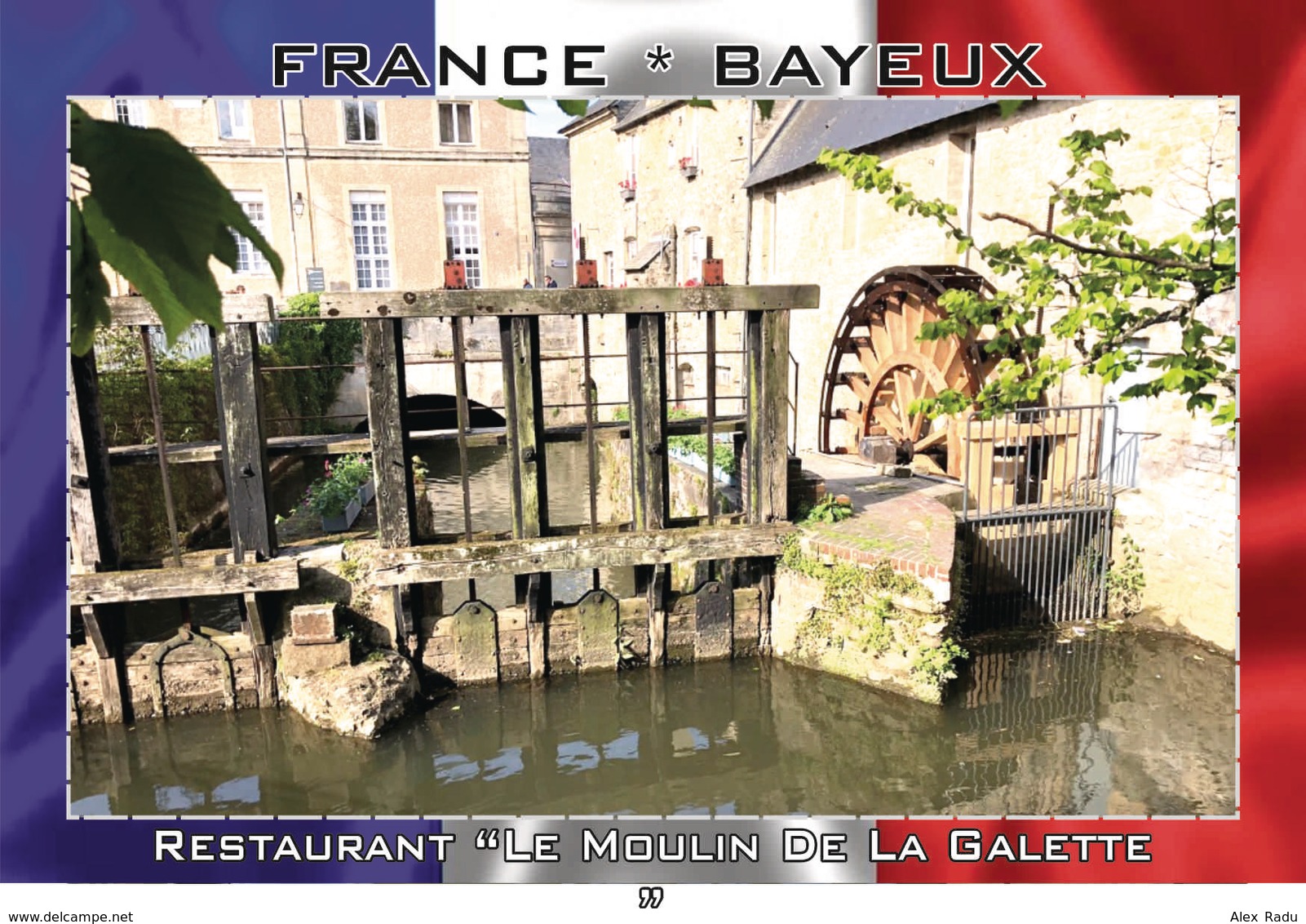 Carte Postale, REPRODUCTION, Bayeux, Restaurants (set=24pcs.), Calvados, France