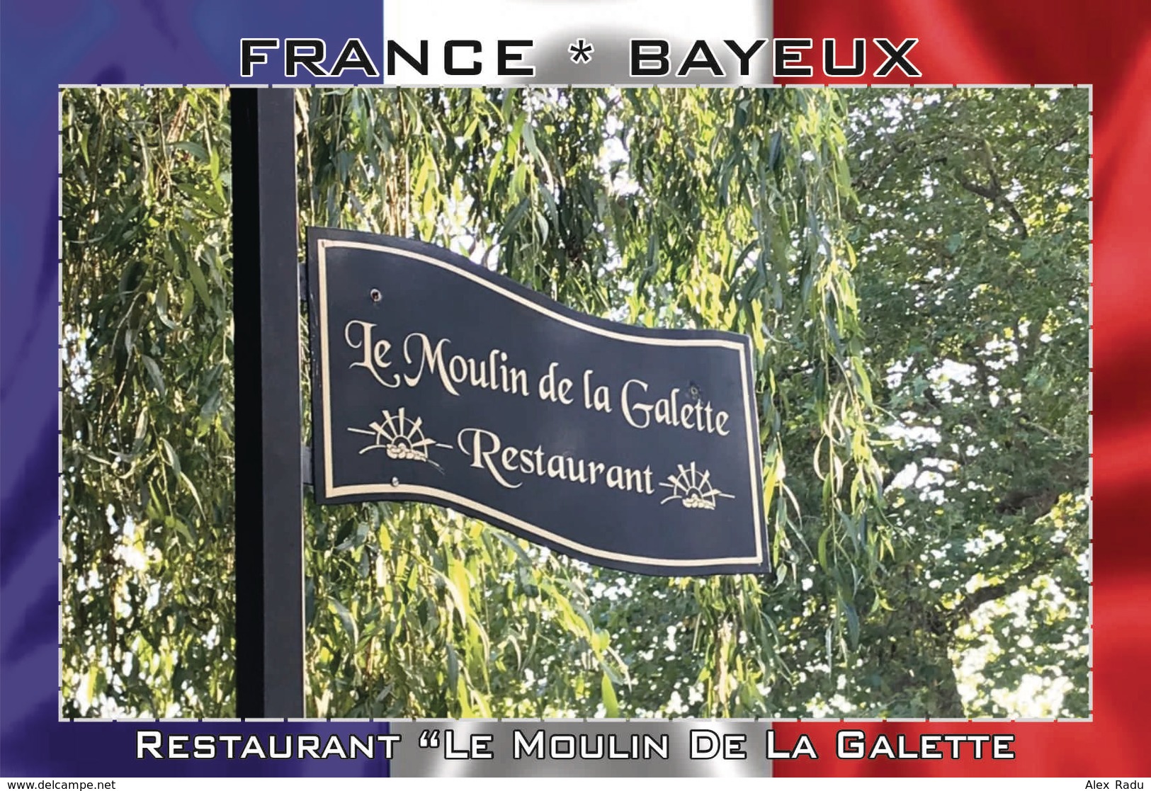 Carte Postale, REPRODUCTION, Bayeux, Restaurants (set=24pcs.), Calvados, France