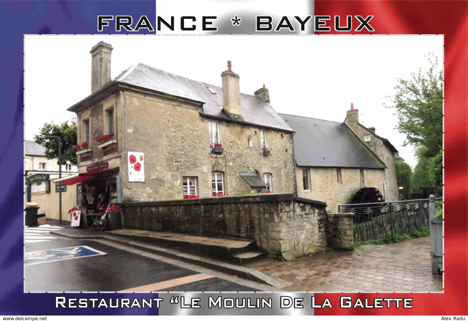 Carte Postale, REPRODUCTION, Bayeux, Restaurants (set=24pcs.), Calvados, France