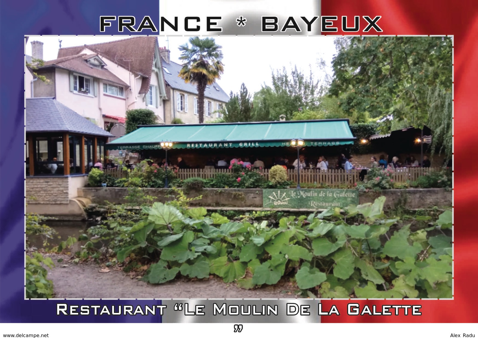 Carte Postale, REPRODUCTION, Bayeux, Restaurants (set=24pcs.), Calvados, France