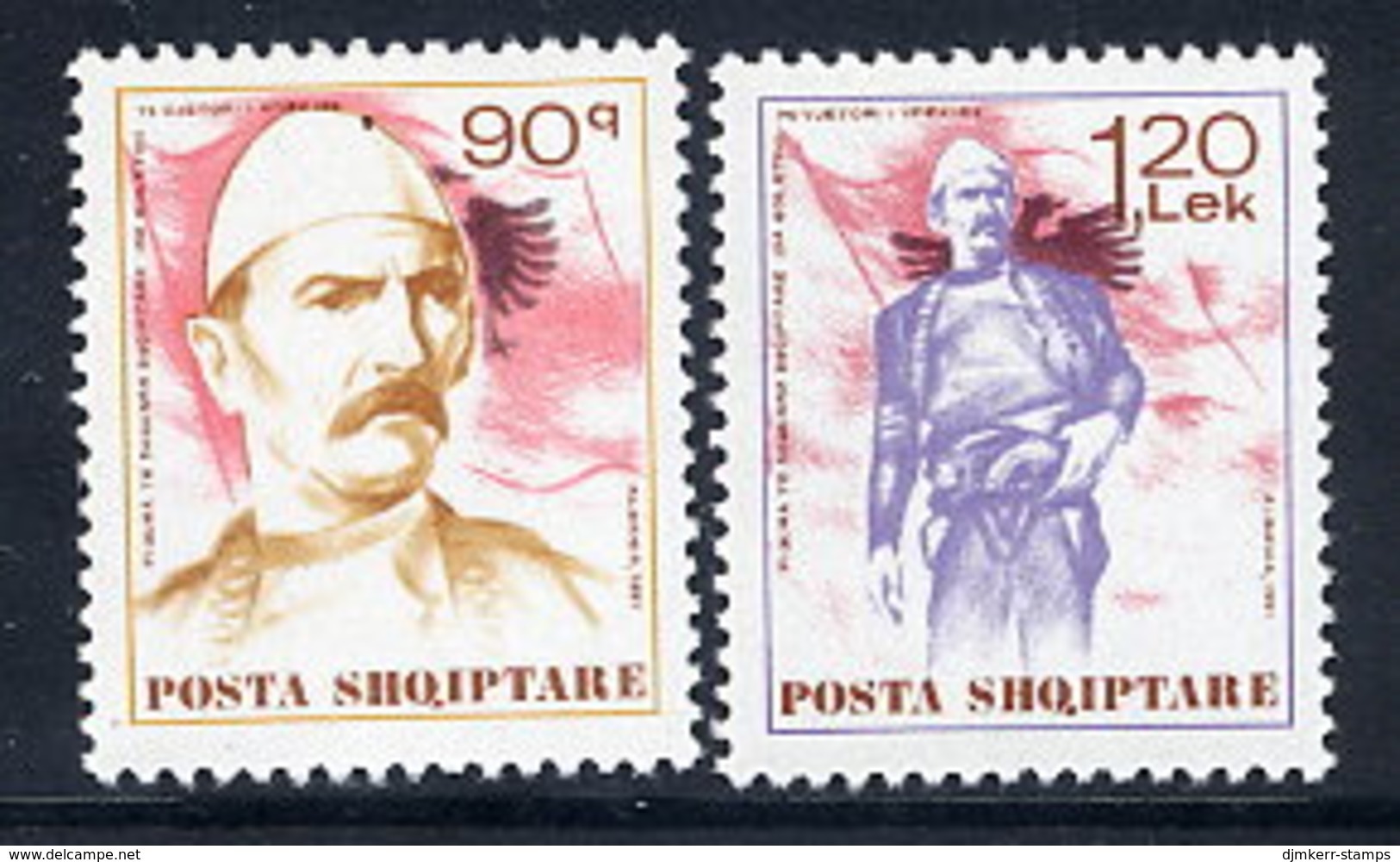 ALBANIA 1991 Boletini MNH / **.  Michel 2462-63 - Albanien