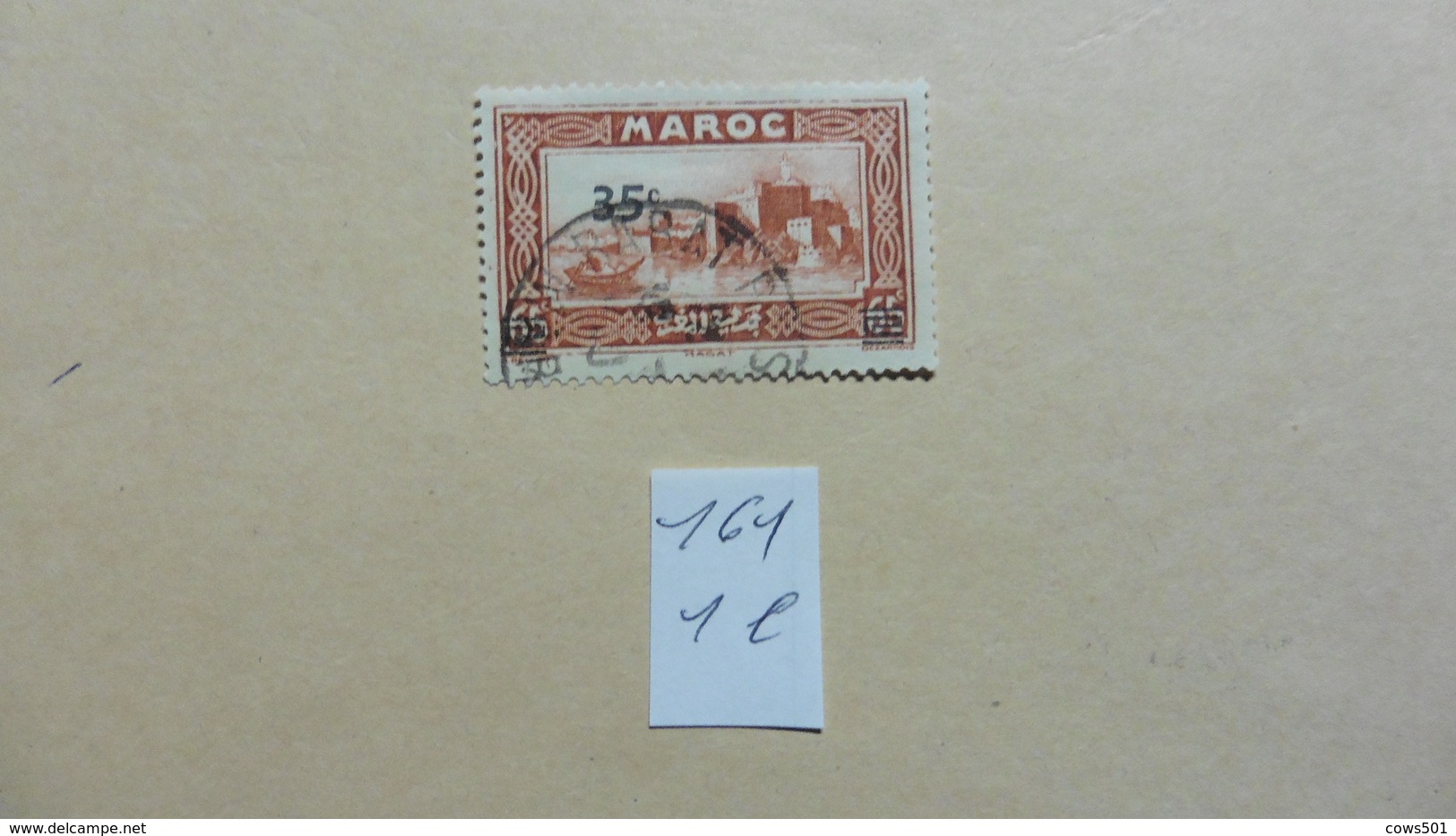 Afrique > Maroc : Timbre N° 161 Oblitéré - Maroc (1956-...)