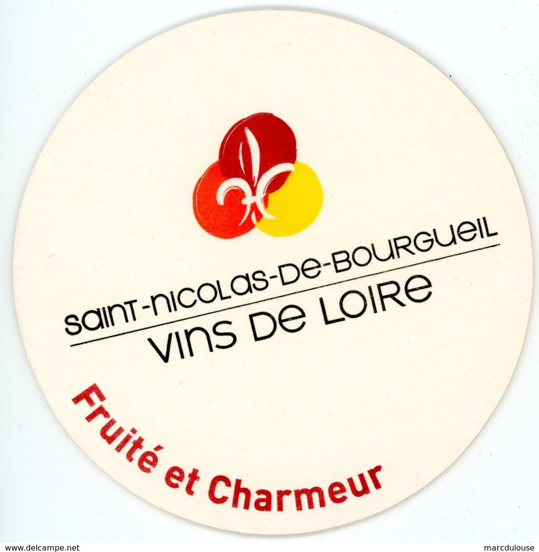 Saint-Nicolas-de-Bourgueil. Vins De Loire. Fruité Et Charmeur. France. - Sous-bocks