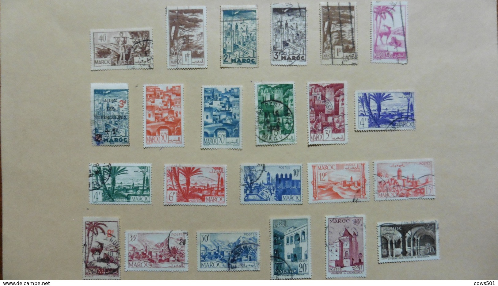 Afrique > Maroc :23 Timbres Oblitérés - Maroc (1956-...)