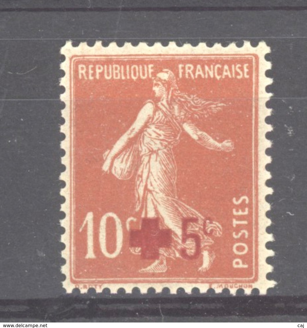 0ob  0541  -  France  :  Yv  146a  *   Rouge Orange - Nuovi