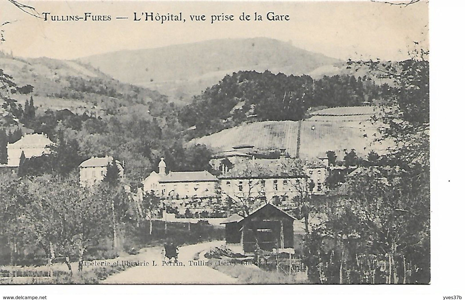 TULLINS-FURES - L'Hôpital, Vue Prise De La Gare - Tullins