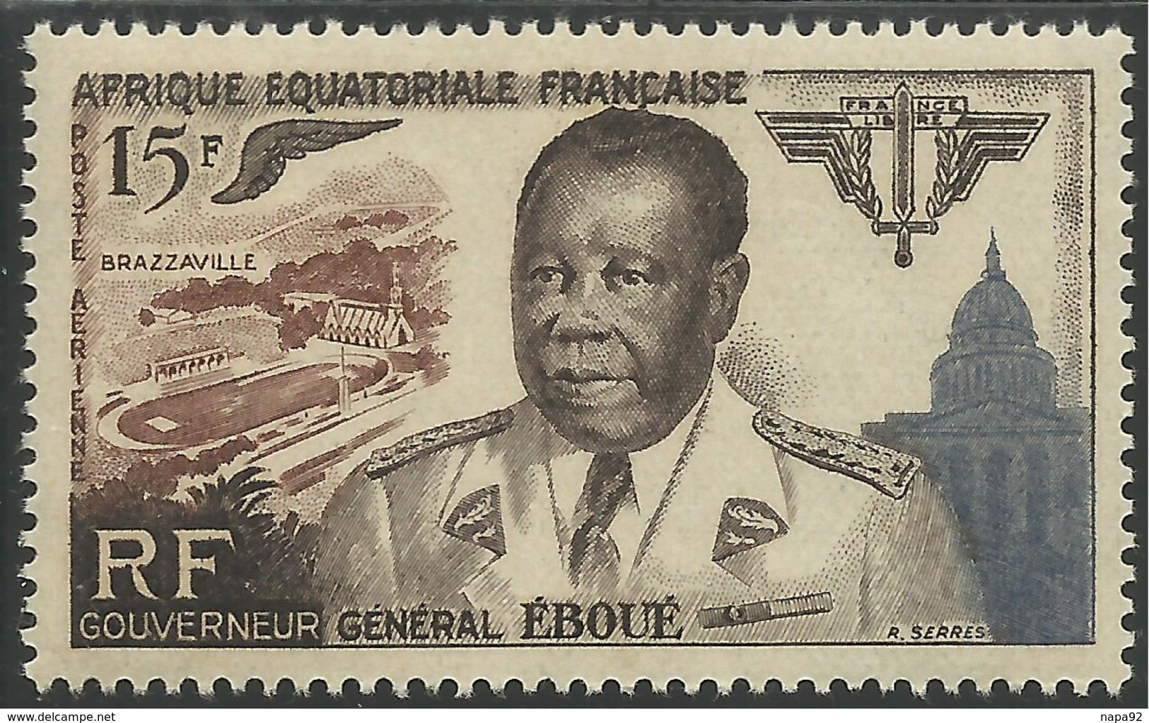 AFRIQUE EQUATORIALE FRANCAISE - AEF - A.E.F. - 1955 - YT PA 61** - MNH - Ongebruikt