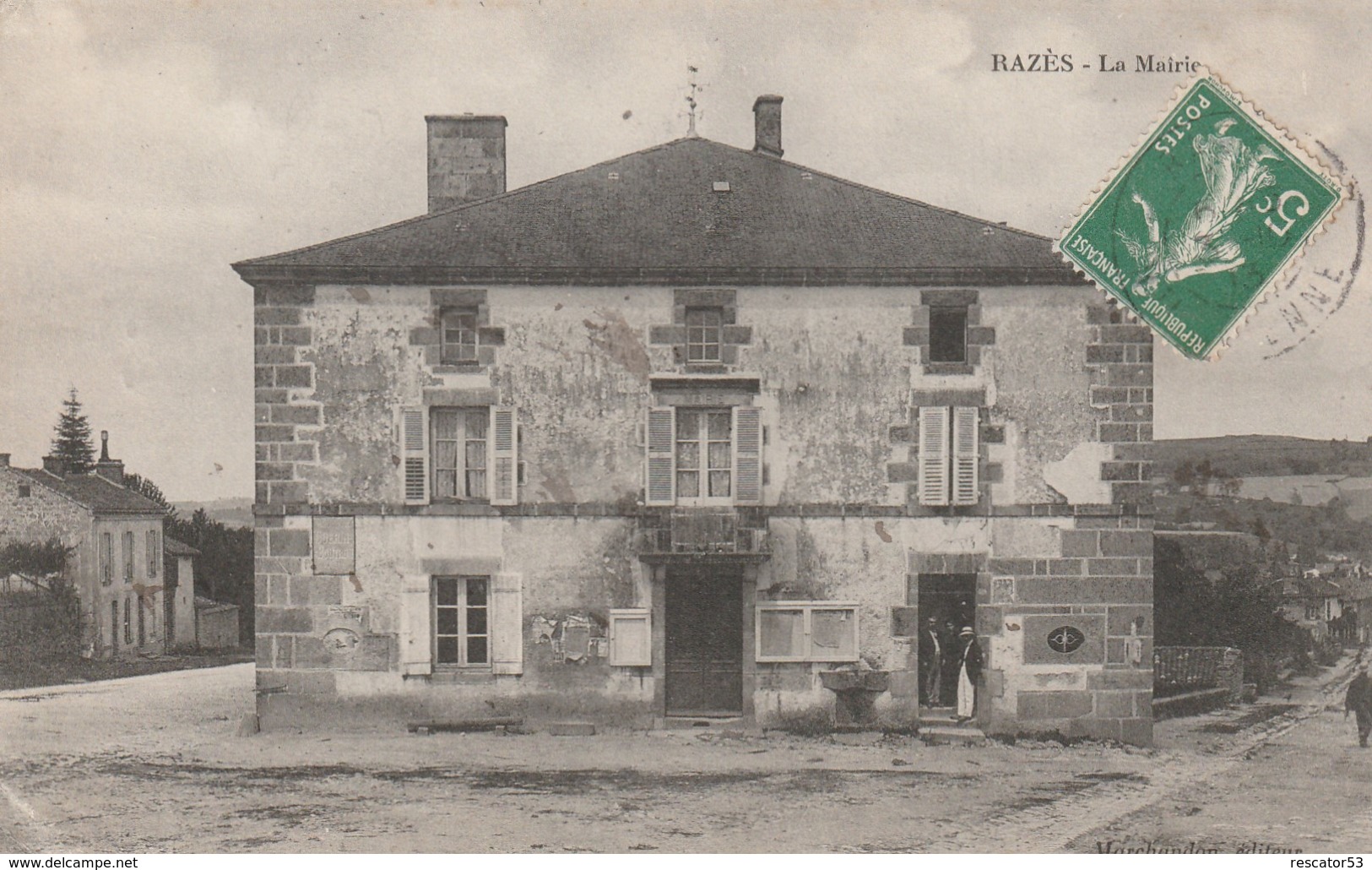 Rare Cpa Razès La Mairie - Sonstige & Ohne Zuordnung