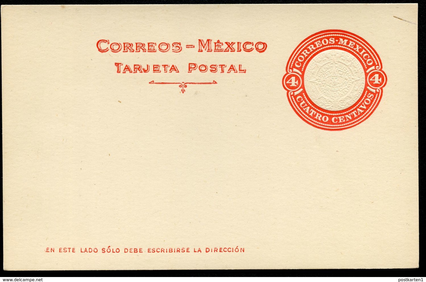 Mexico Postal Card MEPSI #PC127 II Mint 1923 - Mexico