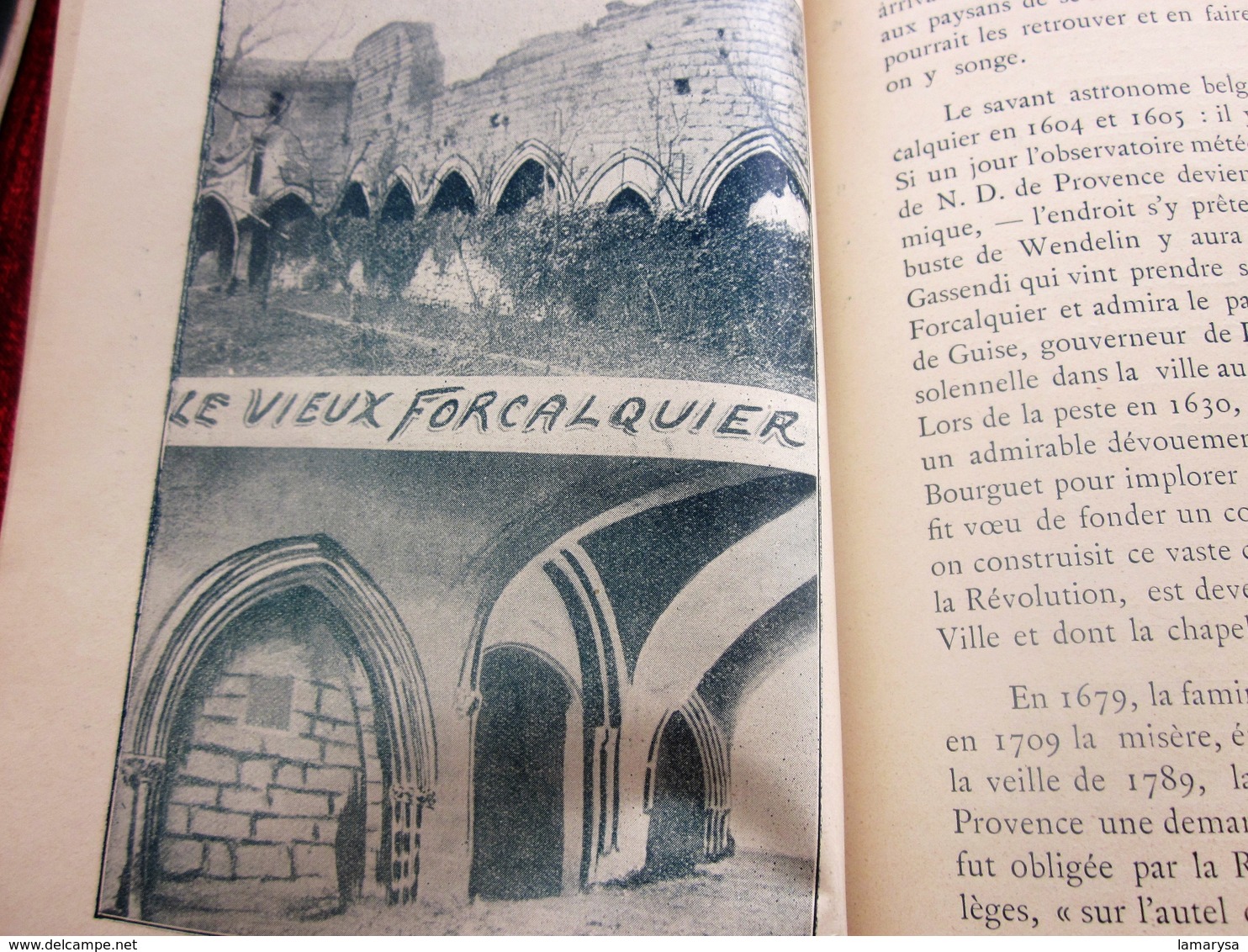 1923 FORCALQUIER ET SES ENVIRONS GUIDE DE 67 PAGES ILLUSTRATIONS PLANS RENSEIGNEMENTS PUBS EPOQUE Dépliant touristique