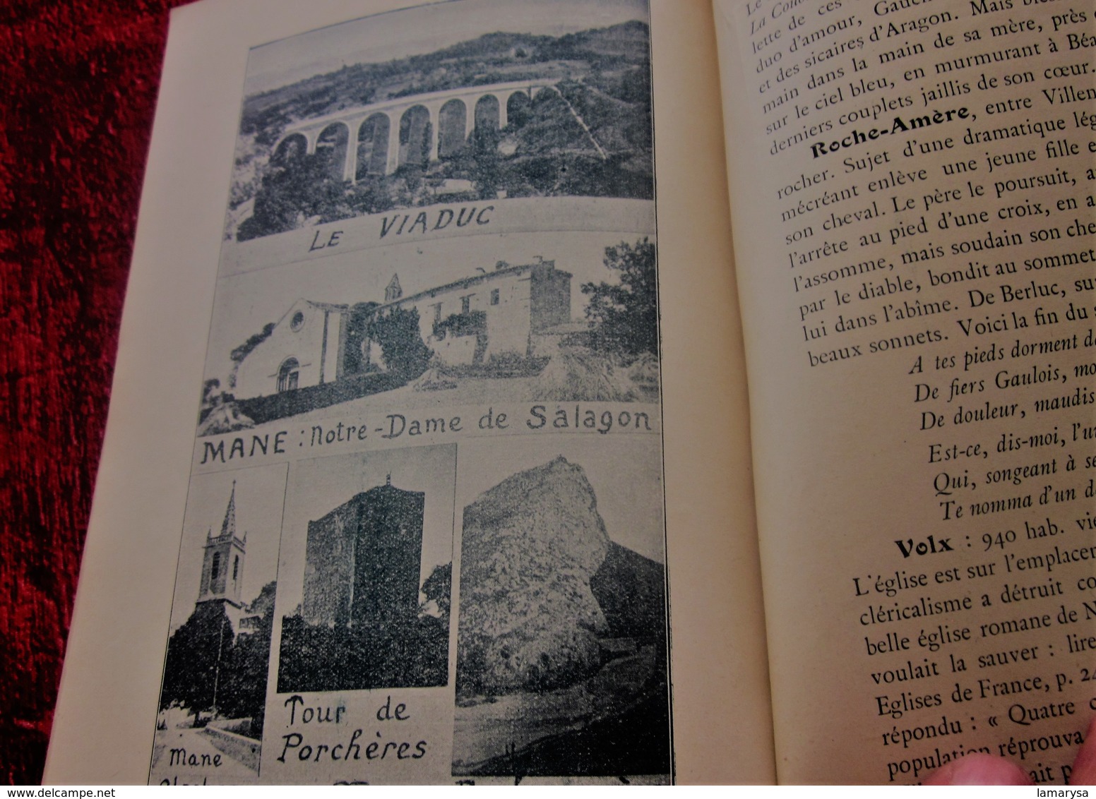 1923 FORCALQUIER ET SES ENVIRONS GUIDE DE 67 PAGES ILLUSTRATIONS PLANS RENSEIGNEMENTS PUBS EPOQUE Dépliant touristique