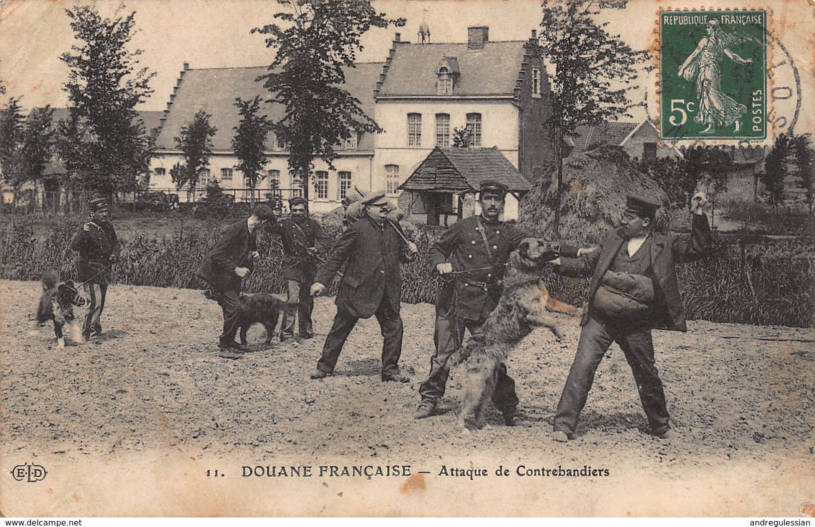 CPA DOUANE FRANCAISE - Attaque De Contrebandiers - Customs