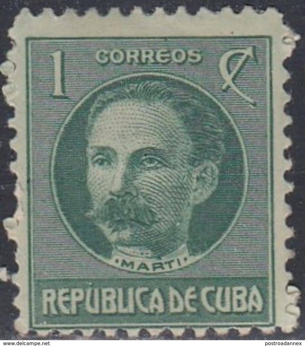 Cuba, Scott #264, Mint Hinged, Jose Marti, Issued 1917 - Unused Stamps