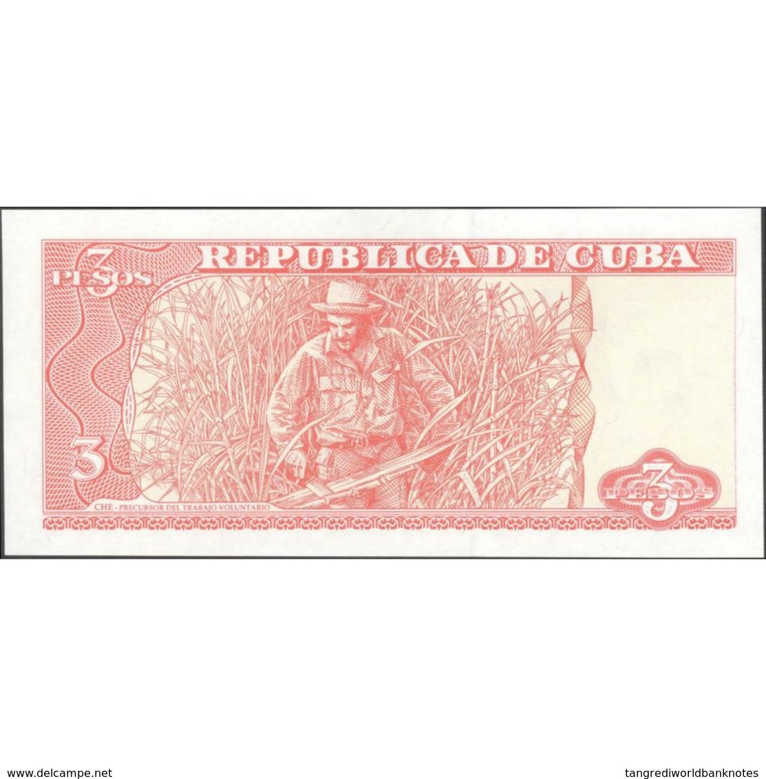 TWN - CUBA 127a - 3 Pesos 2004 Serie FA-02 UNC - Cuba