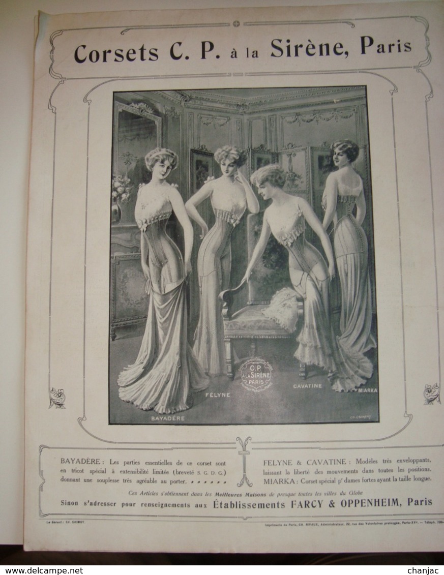 Magazine Illustré MADAME & MONSIEUR - 25 Février 1910 N° 170 - A Propos De Chantecler. - 1900 - 1949