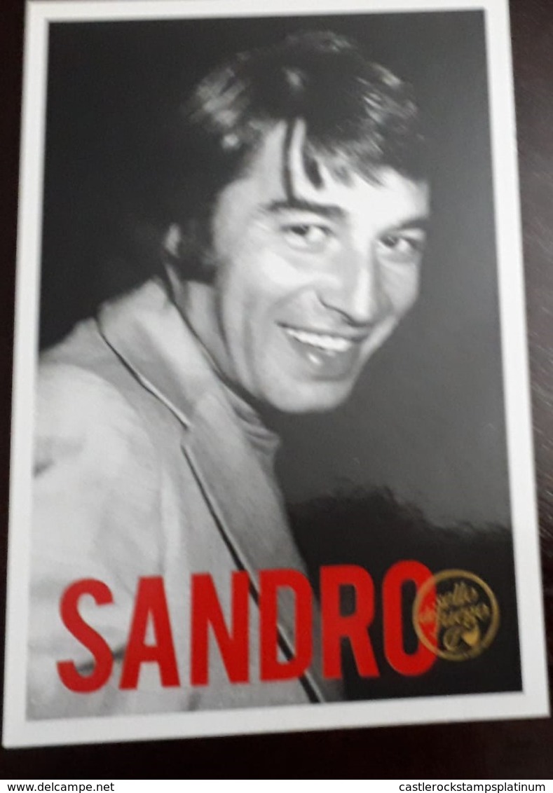 O) ARGENTINA, POSTAL CARD SANDRO SELLO DE FUEGO, CANTAUTOR MUSIC -MELODIC MUSIC -ROCK AND ROLL, XF - Argentinien