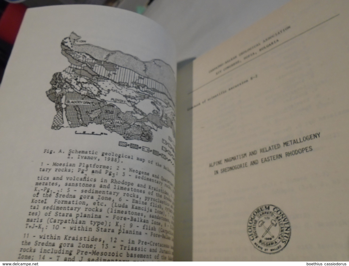 ALPINE MAGMATISM AND RELATED METALLOGENY IN SREDNOGORIE AND EASTERN RHODOPES 89 CARPATHO-BALKAN GEOLOGICAL ASS BULGARIA - Sciences De La Terre