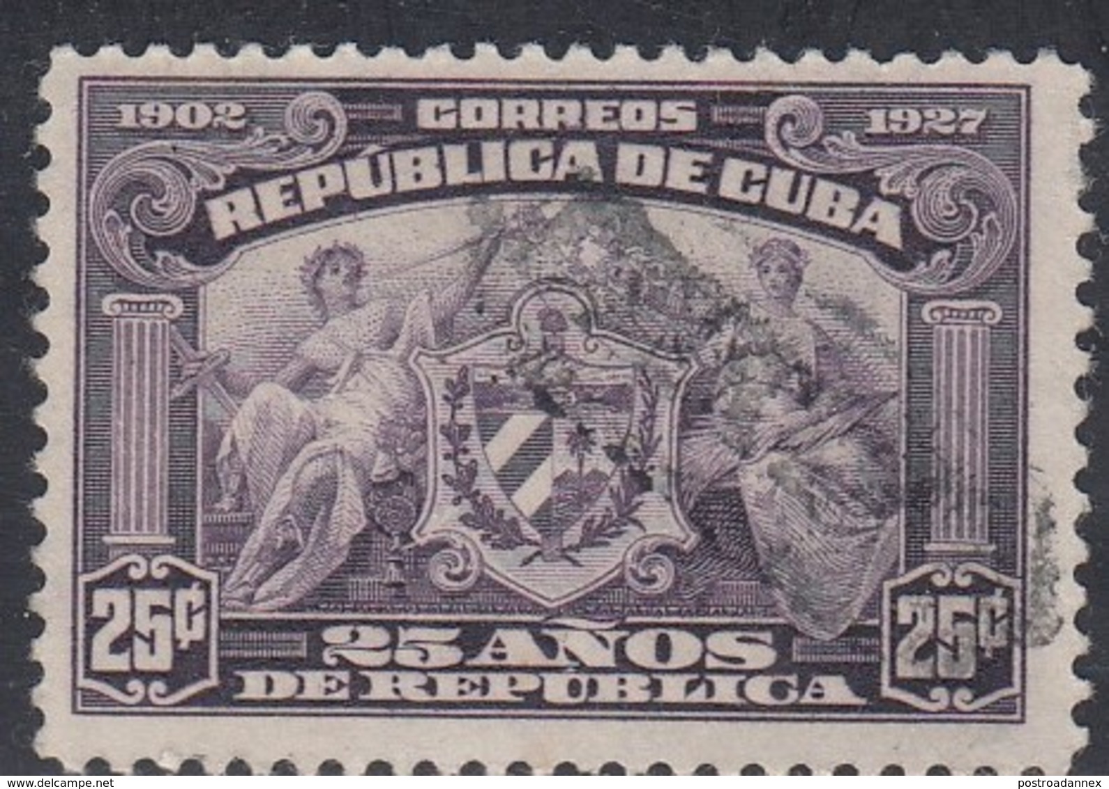 Cuba, Scott #283, Used, Arms Of Republic, Issued 1927 - Used Stamps