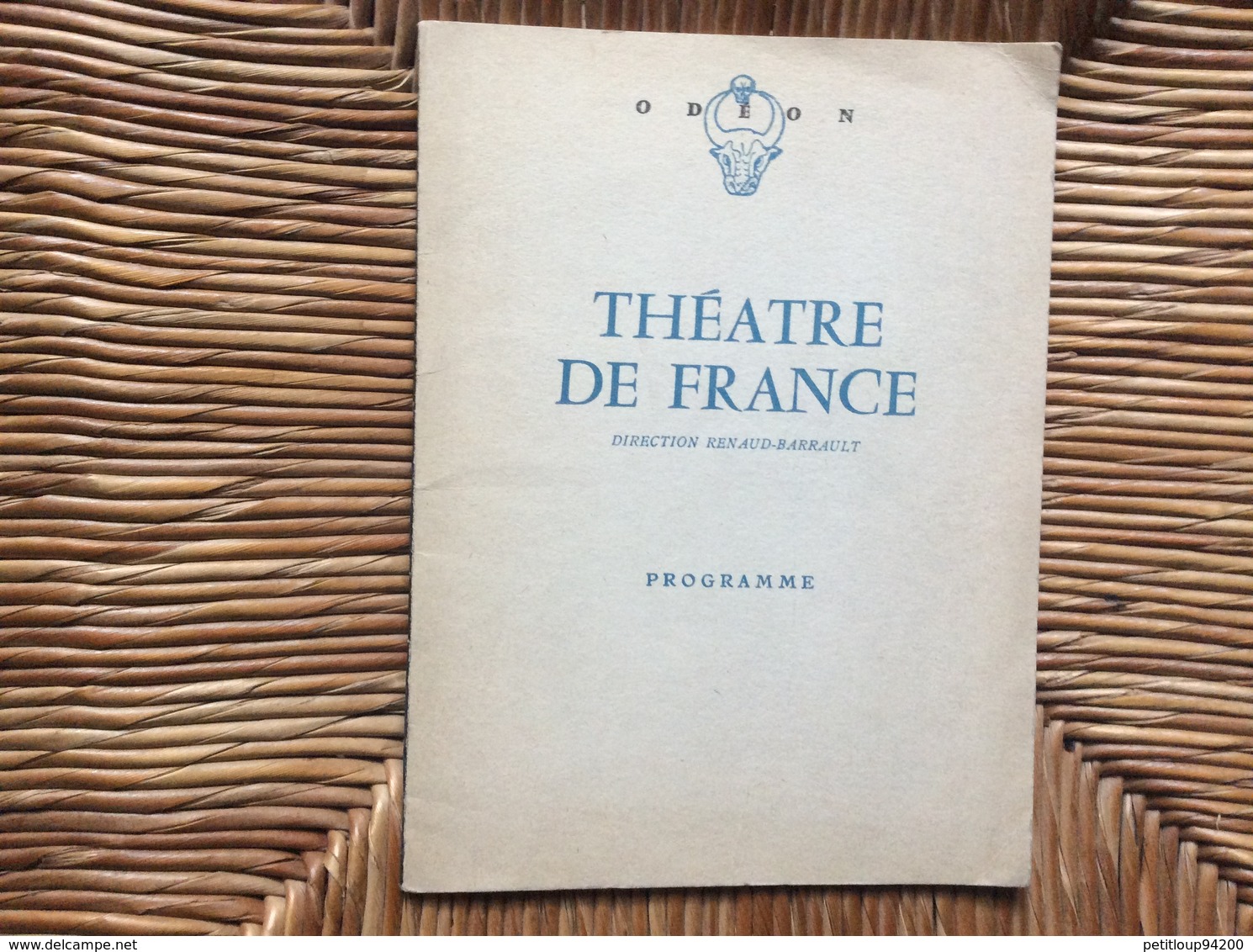 PROGRAMME THÉÂTRE DE FRANCE ODÉON  Yvonne Princesse De France - Programma's