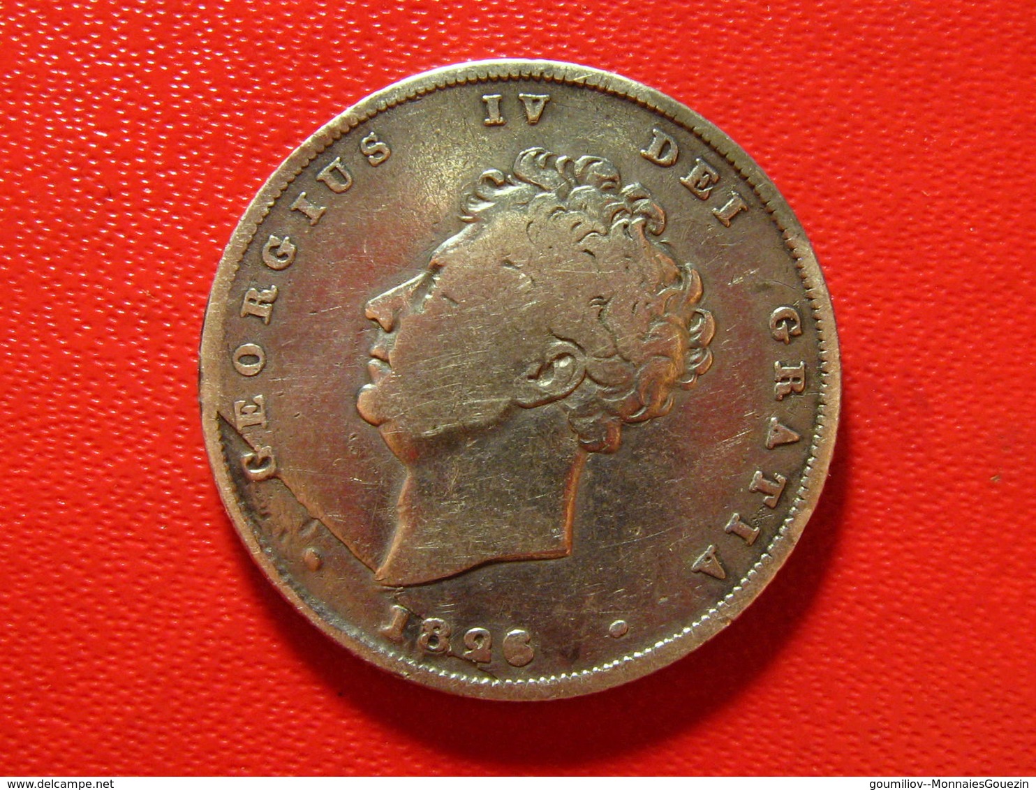 Royaume-Uni - UK - Shilling 1826 George IV - Coin Fissuré, Date Modifiée, 8 Sur 8 Et 6 Sur 2 Peut-être 3800 - I. 1 Shilling