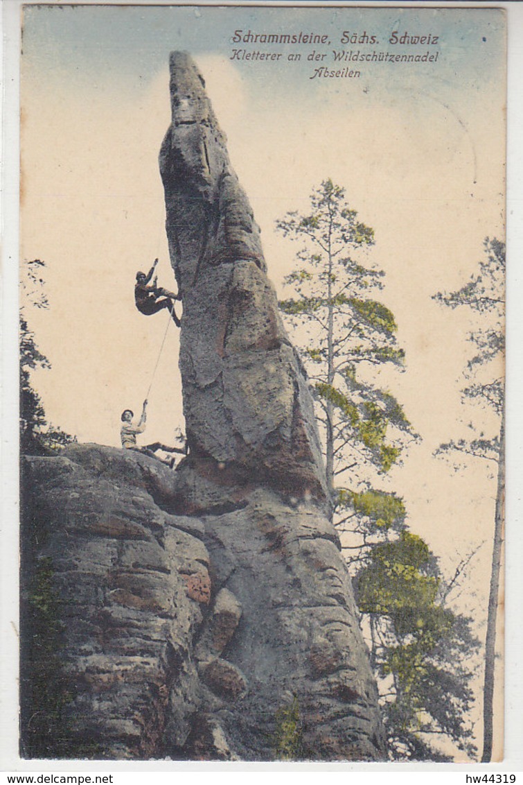 Schrammsteine Sächsische Schweiz .. 1924 - Bad Schandau