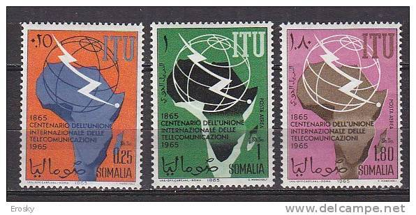 D0044 - SOMALIE Yv N°38 + AERIENNE ** UIT ITU - Somalie (1960-...)