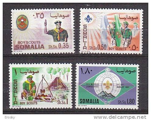 D0049 - SOMALIE Yv N°70/73 ** SCOUTISME - Somalie (1960-...)