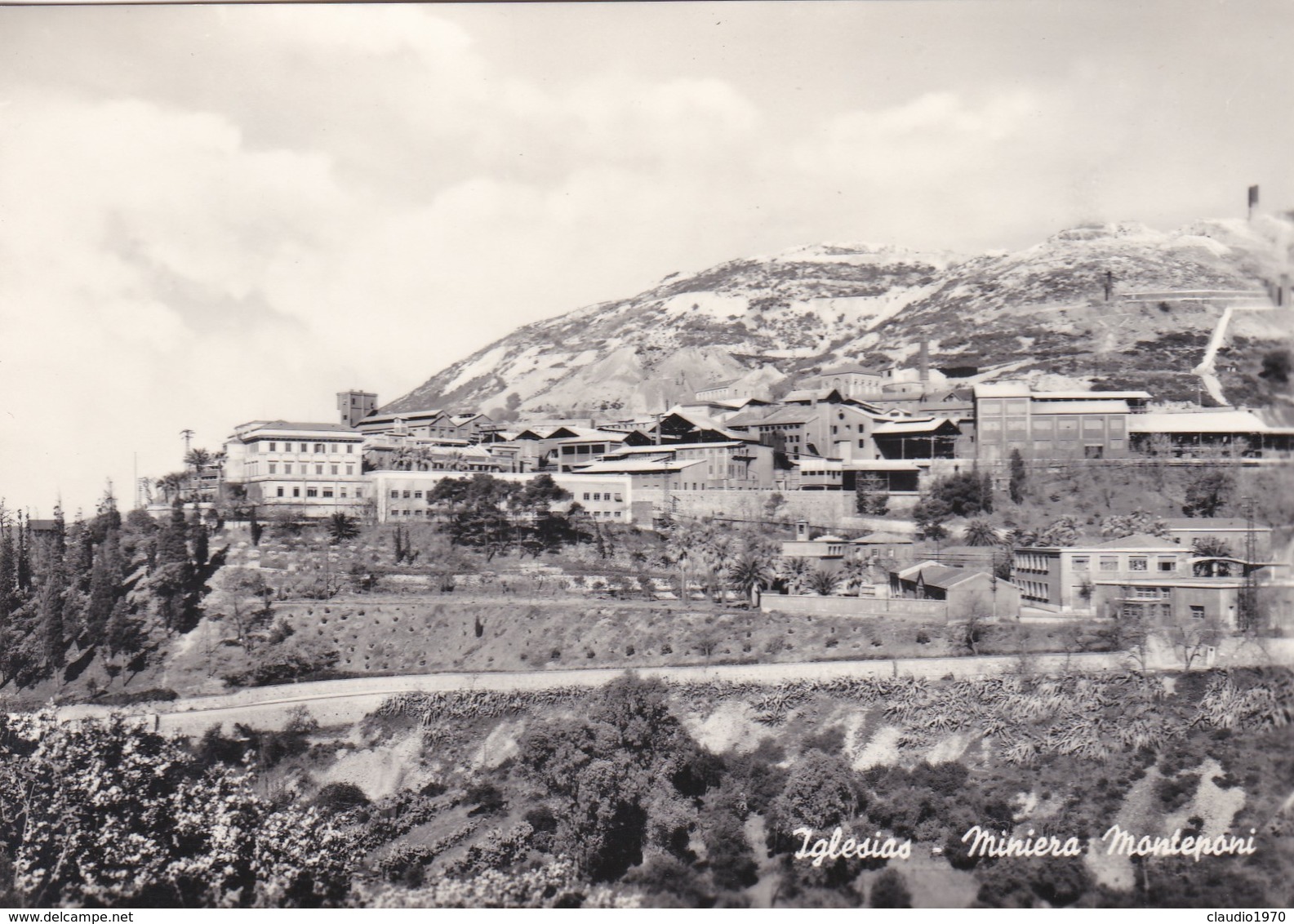 CARTOLINA  - SARDEGNA _ IGLESIAS - MINIERA MONTEPONI - Iglesias