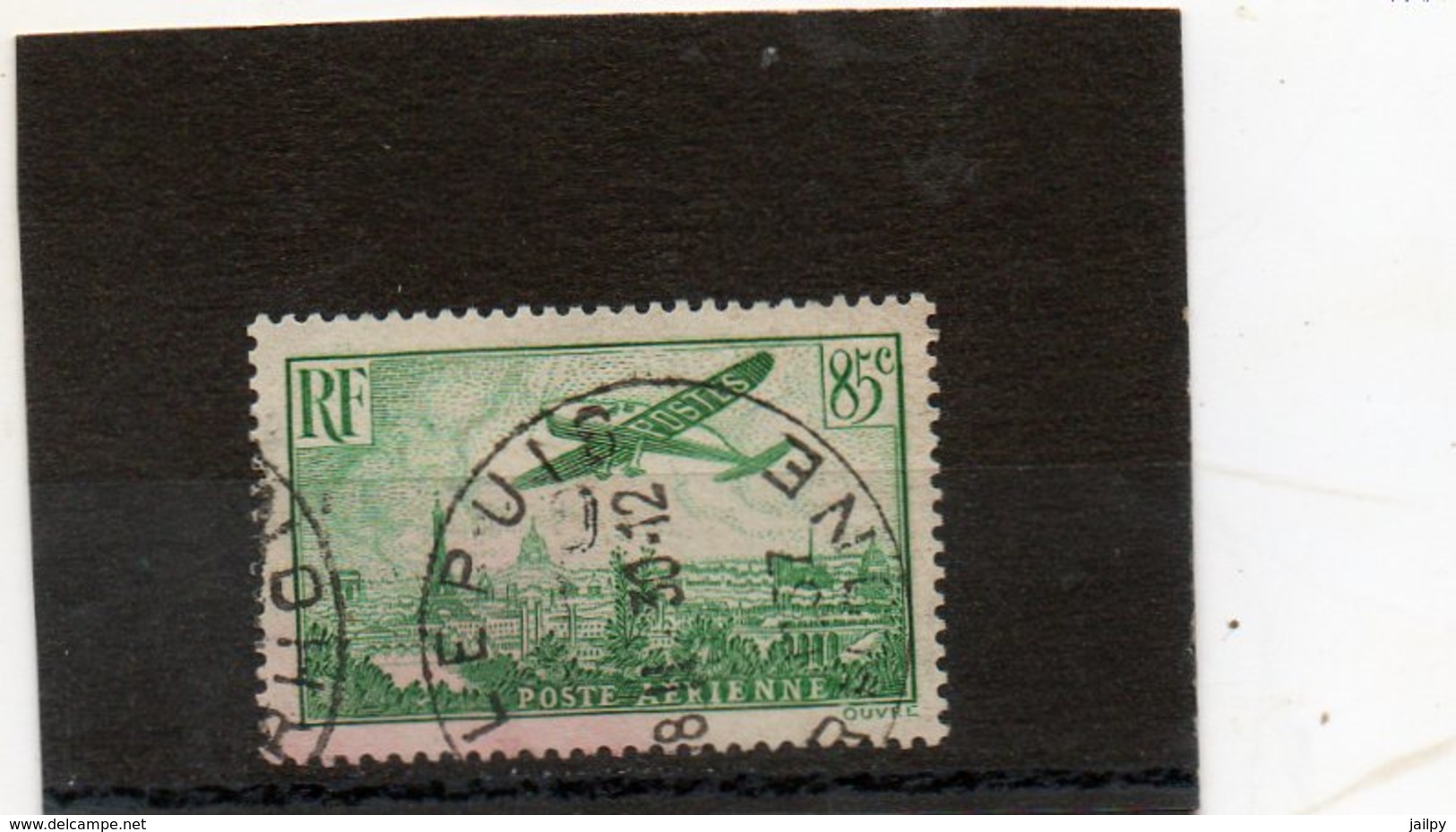 FRANCE    85 C     1936    Y&T: PA 8   Belle Oblitération - 1927-1959 Oblitérés