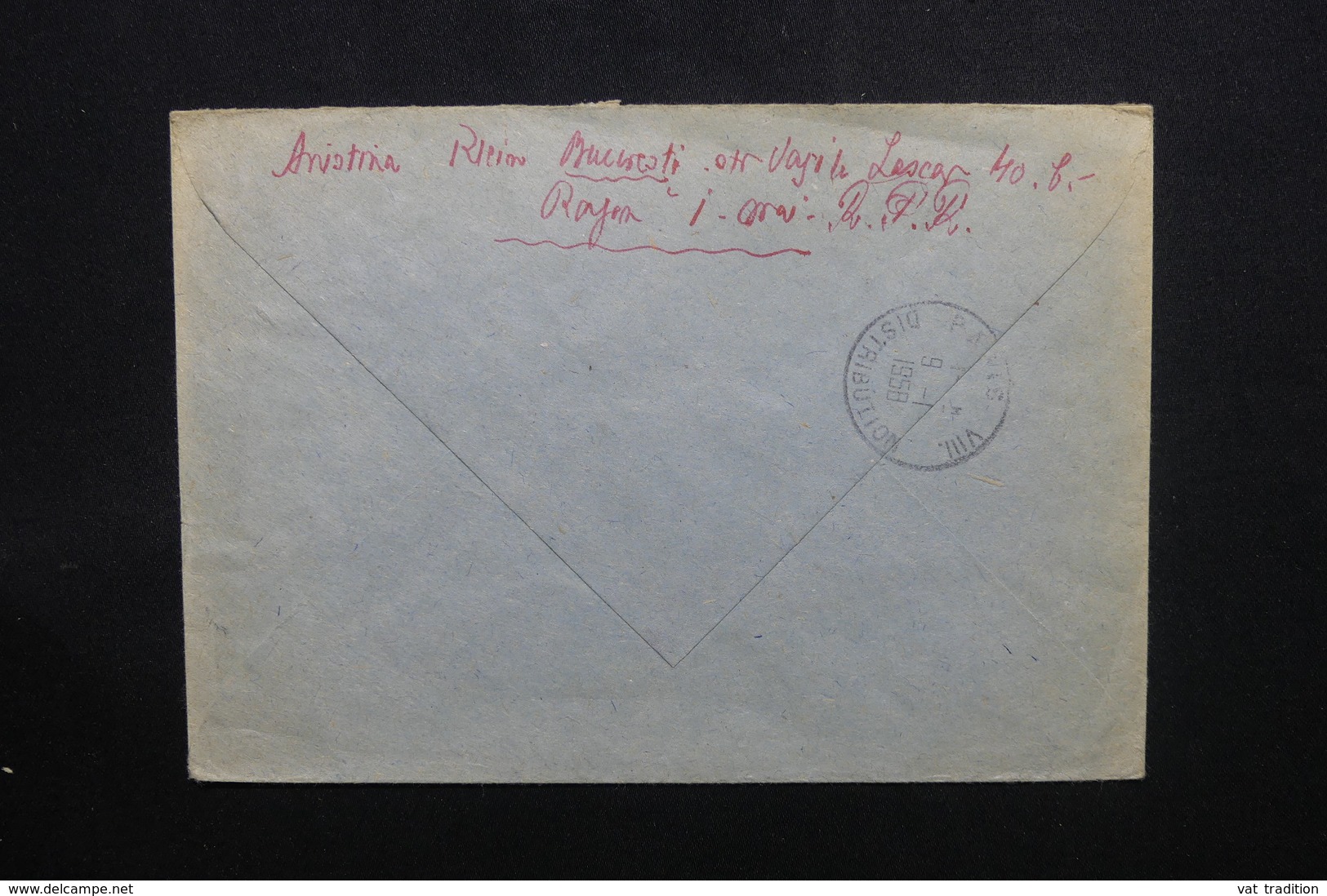 HONGRIE - Enveloppe En Recommandé De Bucarest Pour Paris En 1957, Affranchissement Plaisant - L 53586 - Storia Postale