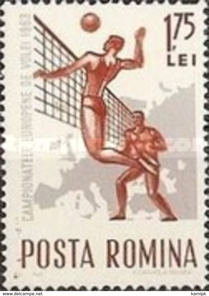 USED STAMPS Romania - European Volleyball Championships   -1963 - Oblitérés