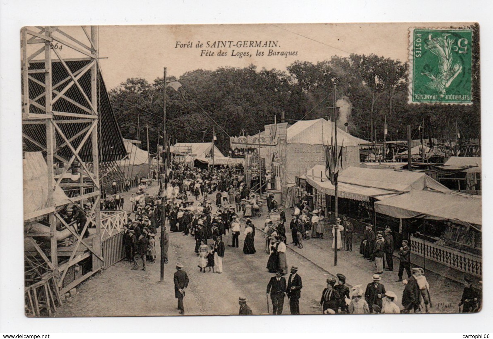 - CPA Forêt De SAINT-GERMAIN (78) - Fête Des Loges, Les Baraques (belle Animation) - Photo Neurdein - - St. Germain En Laye