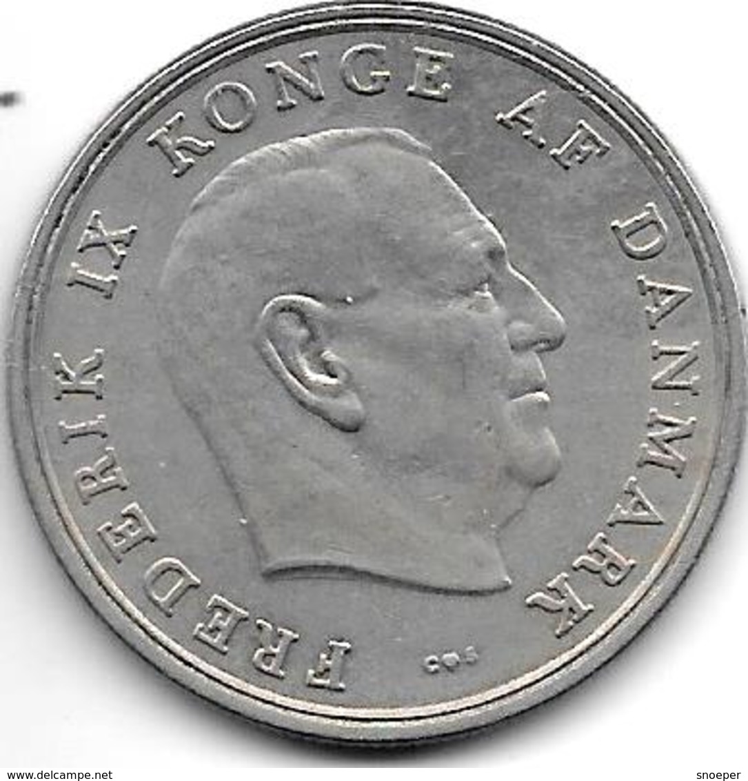 *denmark  5 Kroner 1961  Km 853.1 - Danemark
