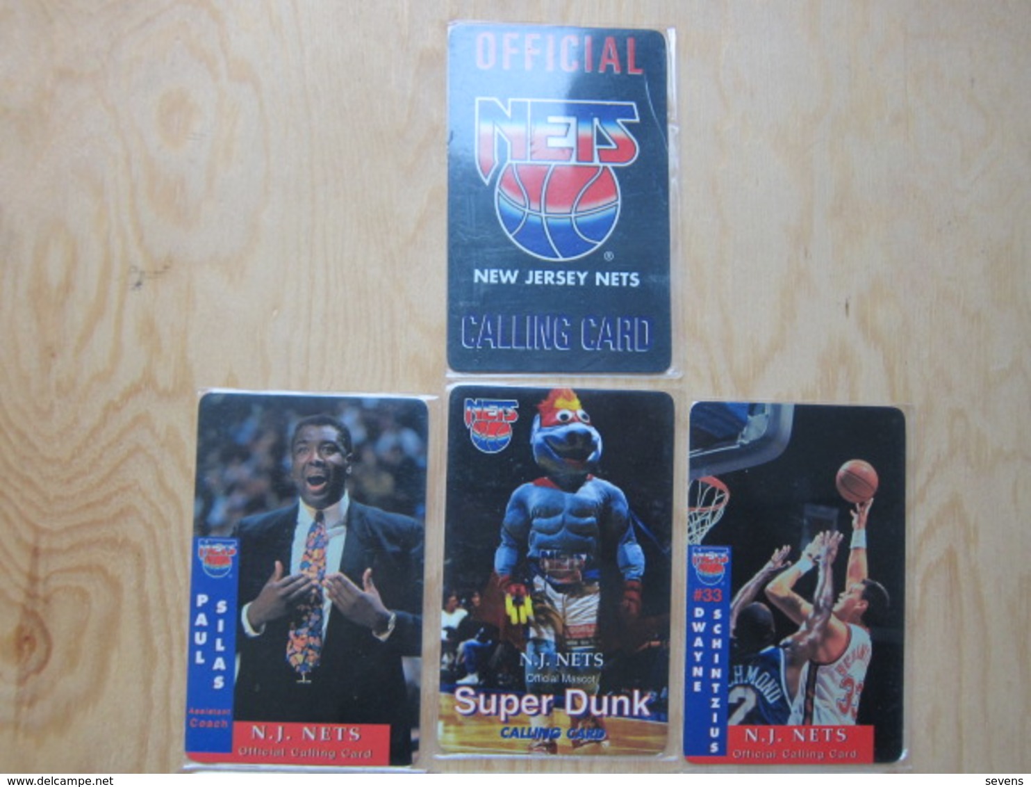 N.J. Nets Basketball Team Offical Calling Card,mint Expired,10 Cards - Altri & Non Classificati