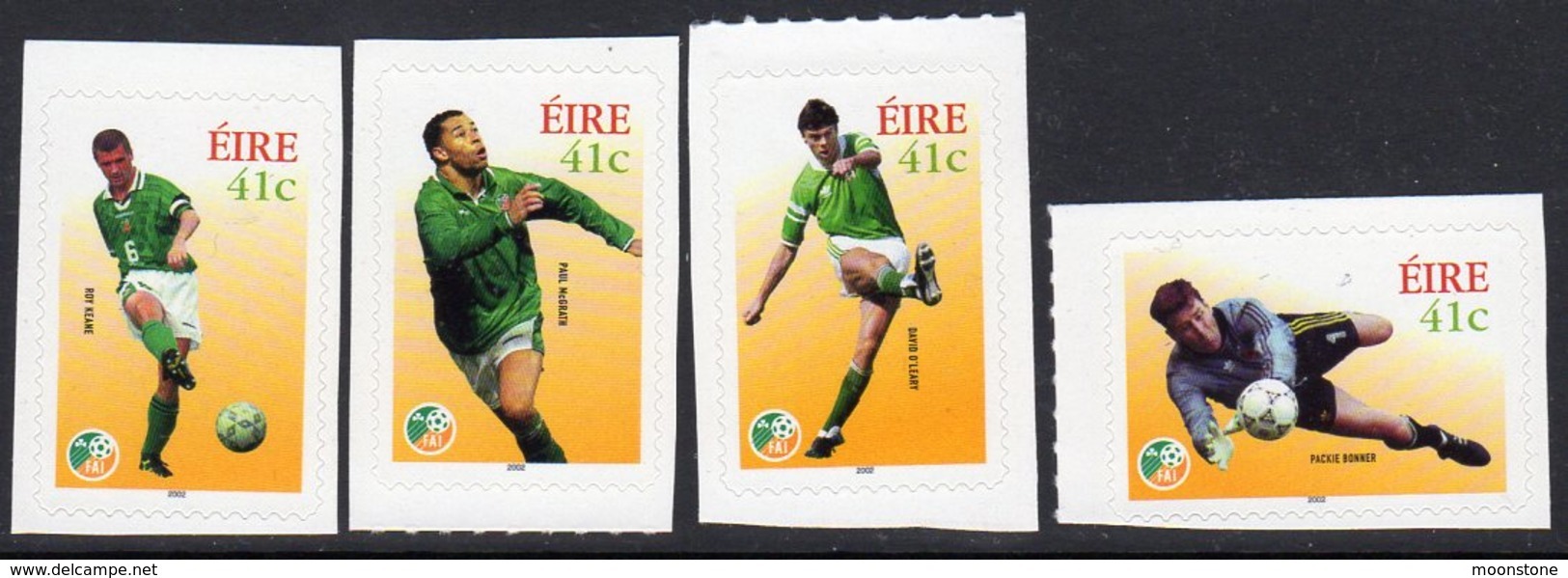 Ireland 2002 Football World Cup Self-adhesive Set Of 4, MNH, SG 1533/6 - Unused Stamps