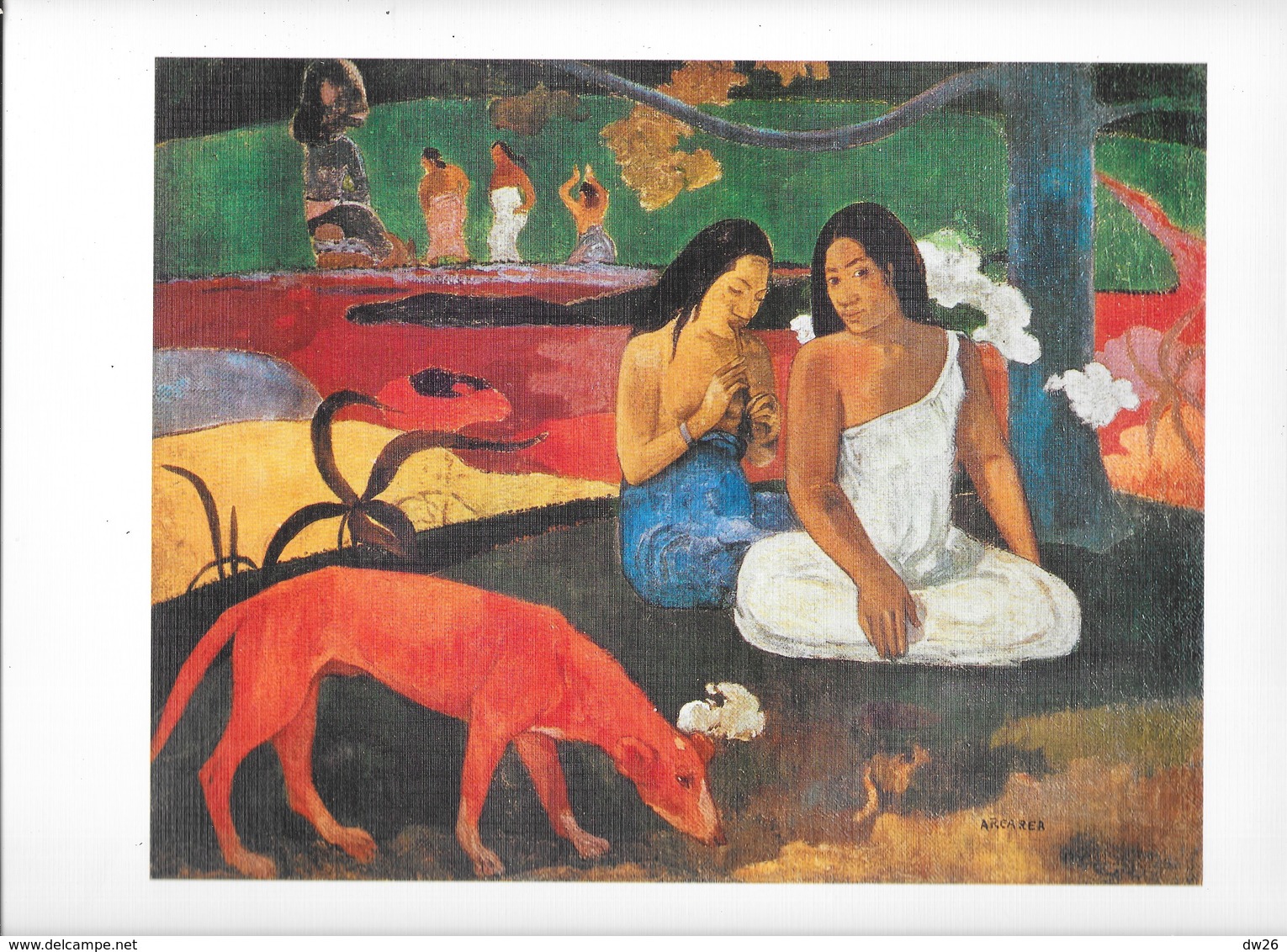 Comité D'aide Aux Grands Malades Des P.T.T. - 11 Reproductions De Tableaux (Sisley, Gauguin, Corot, Courbet...) - Oleo