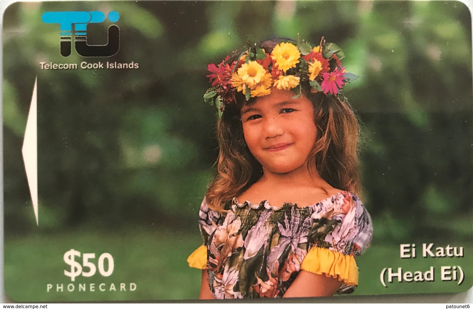 ILES COOK  -  Phonecard  -  " Ei Katu " -  $20  -  TCI - Cook Islands