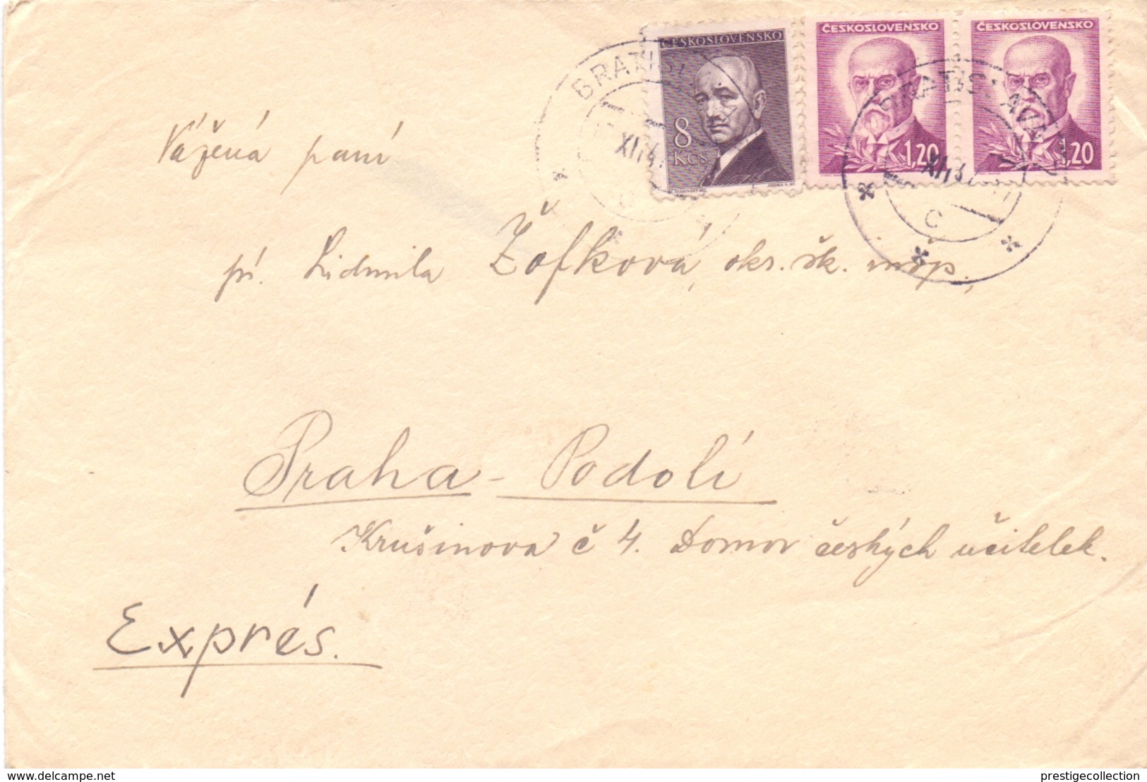 PRAHA COVER 1941 EXPRES POST    (FEB20965) - Storia Postale