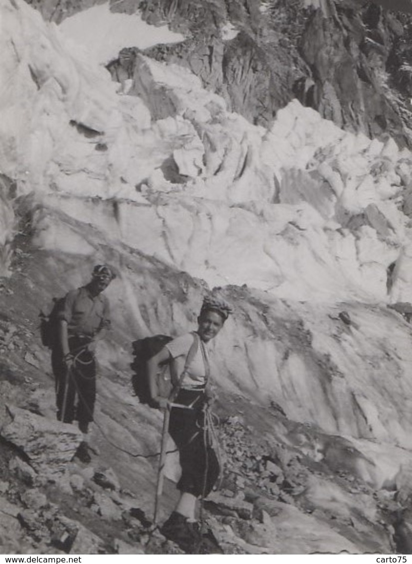 Suisse - Glacier Et Col Du Chardonnet - Glacier Du Trient - Alpinisme Escalade Sports - Lot De 3 Photographies - Trient